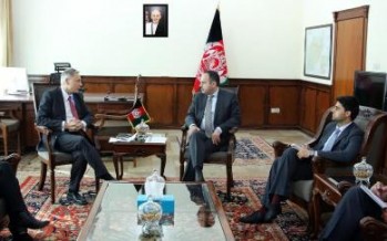 Afghan Finance Minister meets EU special envoy