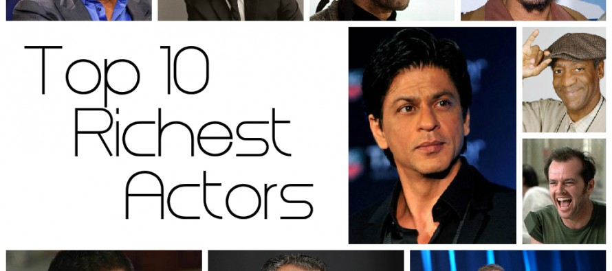 Top 10 richest actors in the world
