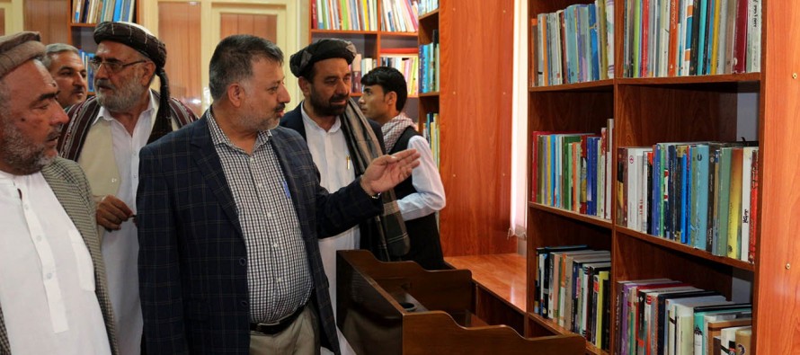 A public library opened in Balkh
