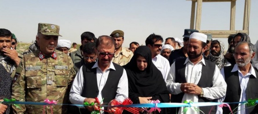 Work on construction of water distribution network launched in Nimroz