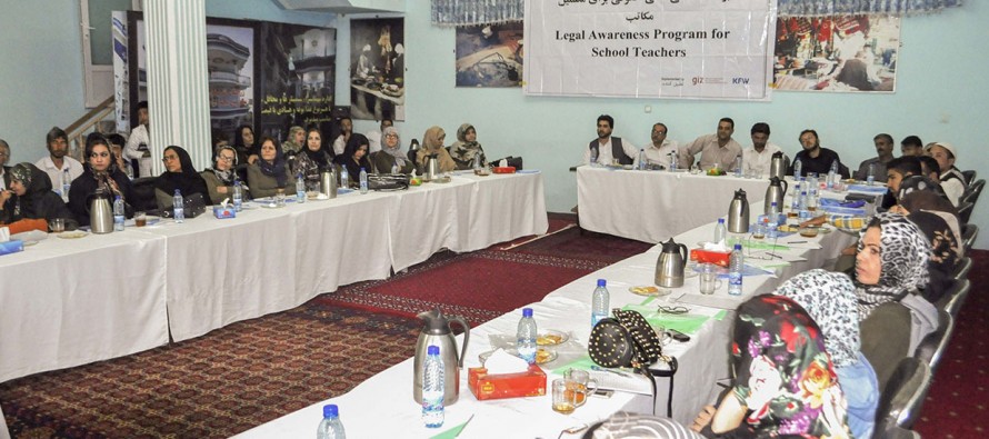 Raising legal awareness in schools in Balkh and Samangan