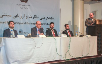 Over 200 experts from all over Afghanistan attend M&E forum in Kabul
