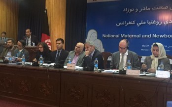 New strategy discussed at National Health Conference for Afghanistan’s maternal mortality rate