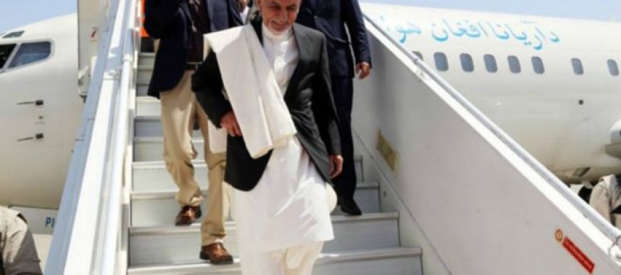 President Ghani heads to Turkmenistan
