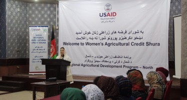 Improving livelihoods for Afghan Women through agricultural credit