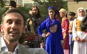 Afghan models display ethnic costumes at fashion show in Kabul
