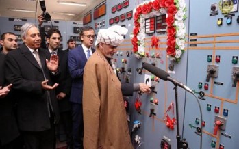 Maidan Wardak-Ghazni power project inaugurated