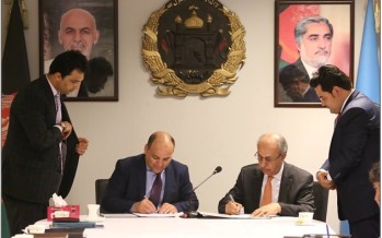 Afghanistan’s financial intelligence unit signs MOU on exchange of information with Interior Affairs Ministry