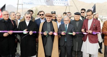 Ghani Inaugurates 4 Major Development Projects In Daikundi