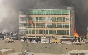 A Market In Kabul Catches Fire