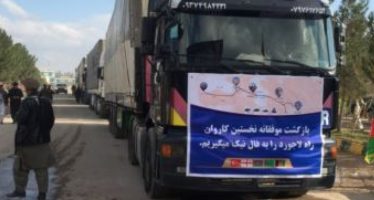 Afghanistan’s First Convoy of Goods Arrive in Herat Via Lapis Lazuli