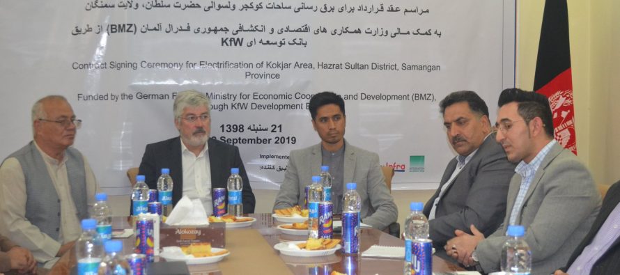 New Power Supply Network in Samangan to Benefit 8,000 Residents
