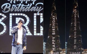 Burj Khalifa Lights Up With Birthday Message for Shahrukh Khan