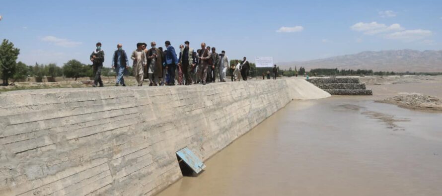 New Flood Protection Wall & Irrigation Channel Benefits Almost 20,000 Takhar Citizens